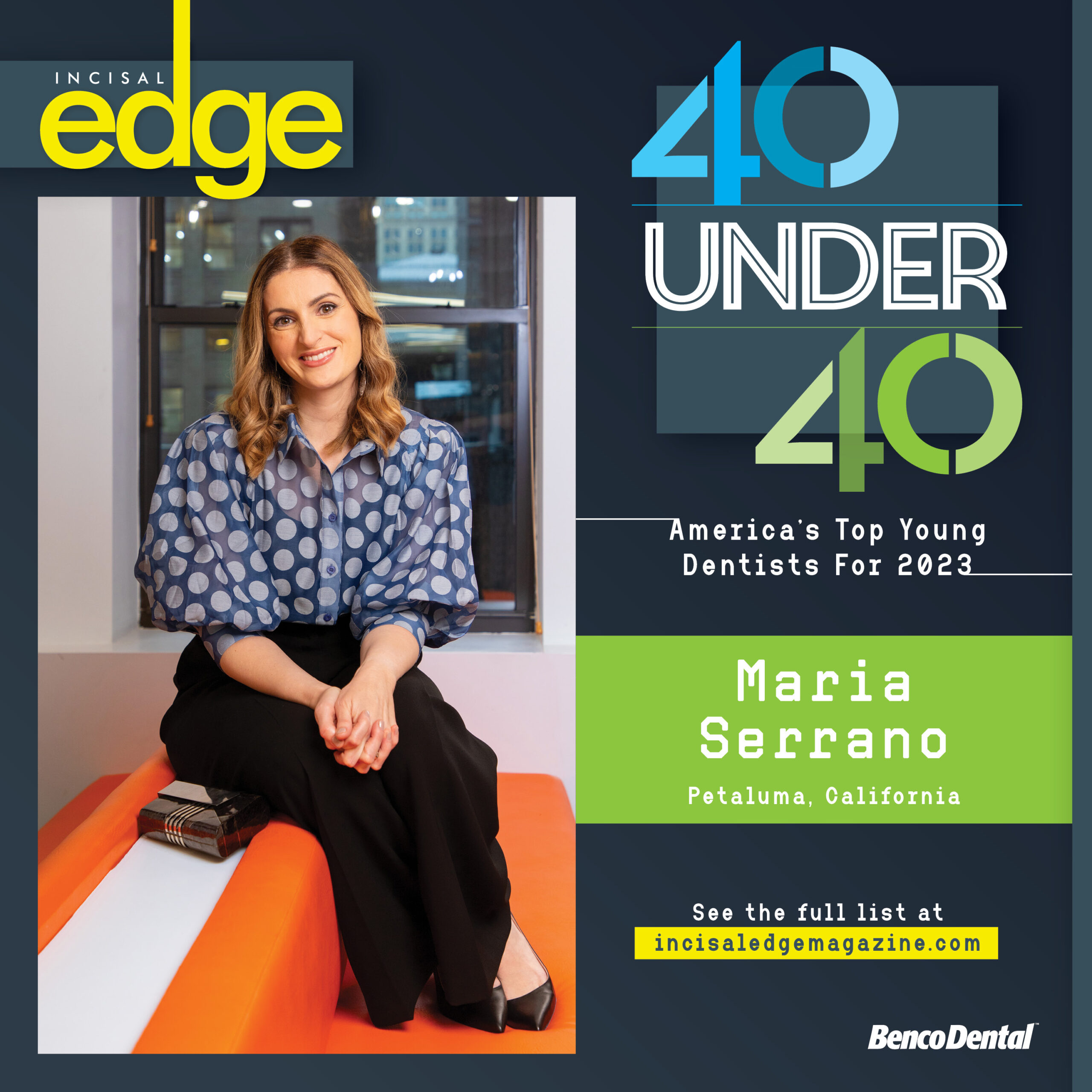 Dr. Serrano 40 under 40 award