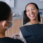 woman for dental consult for dental bonding or teeth bonding in Petaluma, CA