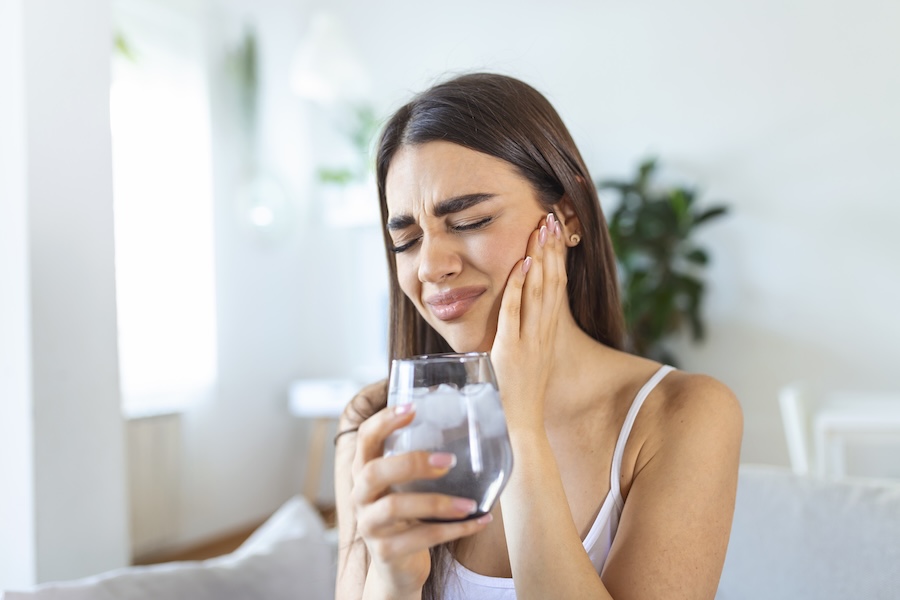 tooth sensitivity ice water cold water